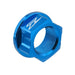 Axle Nut  M22x30 P1.5 H18 H Blue ZETA