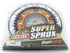 Rear Stealth Sprocket Alu/Stl 42t 520 Gld Hay/Suz/Tri SUPERSPROX