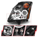 ANZO 2007-2012 Nissan Sentra Projector Headlights Black ANZO