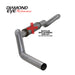 Diamond Eye KIT 5in CB MFLR RPLCMENT PIPE SGL AL: 2006-2007.5 CHEVY 6.6L 2500/3500 Diamond Eye Performance