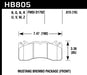 Hawk 15-17 Ford Mustang Brembo Package DTC-70 Front Brake Pads Hawk Performance