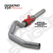 Diamond Eye KIT 5in CB MFLR RPLCMENT PIPE SGL AL: 2004.5-2007.5 DODGE CUMMINS 600 Diamond Eye Performance