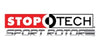 StopTech 2014+ Chevy Corvette Stingray Slotted & Drilled Front Right Rotor Stoptech