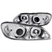 ANZO 2000-2004 Infiniti I30 Projector Headlights w/ Halo Chrome ANZO