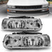 ANZO 1999-2002 Chevrolet Silverado 1500 Crystal Headlights Chrome ANZO