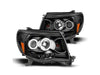 Raxiom 05-09 Tacoma Super White LED Halo Projector Headlights- Black Housing (Clear Lens) Raxiom