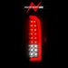 ANZO 15-21 GMC Canyon Full LED Taillights w/ Red Lightbar Black Housing/Clear Lens ANZO