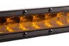 Diode Dynamics 12 In LED Light Bar Single Row Straight - Amber Wide Each Stage Series Diode Dynamics