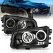 ANZO 2006-2010 Dodge Charger Projector Headlights w/ Halo Chrome (CCFL) ANZO