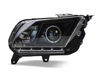 Raxiom 10-12 Ford Mustang w/ Headlights CCFL Halo Projector Headlights- Black Housing (Clear Lens) Raxiom