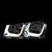 ANZO 2003-2006 Chevrolet Silverado 1500 Projector Headlights w/ U-Bar Chrome ANZO