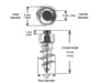 15mm Standard Screw Studs Qty 100 IGRIP