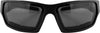 Tread Sunglasses Matte Black W/Smoked Lens Removable Foam BOBSTER