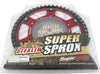 Rear Stealth Sprocket Alu/Stl 51t 520 Red Beta SUPERSPROX