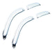 AVS 98-18 Lincoln Navigator Ventvisor Outside Mount Front & Rear Window Deflectors 4pc - Chrome