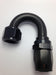 Fragola -12AN x 180 Degree Pro-Flow Hose End - Black