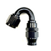 Fragola -6AN Real Street x 150 Degree Hose End Black For PTFE Hose