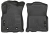 Husky Liners 2016 Toyota Tacoma w/ Manual Trans WeatherBeater Front Black Floor Liners