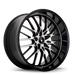 Konig Lace 16x7 10x100/114.3 ET40 Black/Machine Spoke