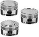 Manley 03-06 Evo 8/9 (7 Bolt 4G63T) 85.5mm +0.5mm Over Bore 8.5:1 Dish Pistons w/ Rings