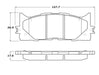 StopTech Street Touring 16-17 Toyota Camry Front Brake Pads