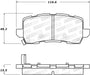 StopTech Street Brake Pads - Rear