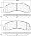 StopTech Performance 10-14 Ford F-150 Front Brake Pads