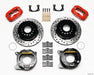 Wilwood Forged Dynalite P/S Park Brake Kit Drilled Red BOP Axle 2.75in Bearing 2.75 Offset