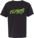 Youth Fly Khaos Tee Grey Ys