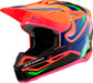 Sm3 Youth Deegan Helmet Orng Flo/prpl/pnk Fluo Ys