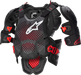 A-10 V2 Full Chest Protector Anthracite/black/red Xl/2x