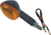 Oval Marker Light Rear Black