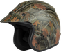 Of-2 Open-face Helmet Leaf Camo Xs