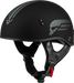 Hh-65 Retribution Helmet W/peak Matte Black/red Xs