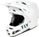 Youth Formula S Carbon Solid Helmet White Yl