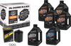 V-twin Oil Change Kit Mineral Evo  Black Filter