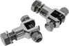 Footpeg Clevis Mounts Chrome 3/8"-24 Thread