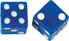 Valve Stem Caps Blue Dice Pr