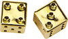 Valve Stem Caps Gold Dice