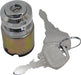 Flat Key Ignition Switch Chrome