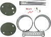 Dual Gauge Mount Bracket Kit Chrome