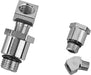 Chrome Oil Pressure Gauge Fitting Set