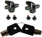 Lock & Key Assembly For Hard Saddlebags