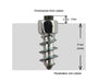 11mm Standard Screw Studs Qty 100