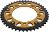 Rear Stealth Sprocket Alu/Stl 44t 530 Gld Tri SUPERSPROX