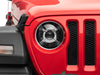 Raxiom 18-22 Jeep Wrangler JL/ JT 9-Inch LED Headlights w/ DRL and Halo- Black Housing (Clear Lens) Raxiom