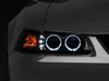 Raxiom 99-04 Ford Mustang Dual LED Halo Projector Headlights- Black Housing (Smoked Lens) Raxiom