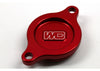 Oil Filter Cover Red Suz WORKS