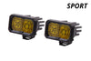 Diode Dynamics Stage Series 2 In LED Pod Sport - Yellow Flood Standard ABL (Pair) Diode Dynamics