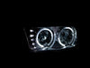 ANZO 1999-2006 Gmc Sierra 1500 Crystal Headlights w/ Halo and LED Chrome ANZO